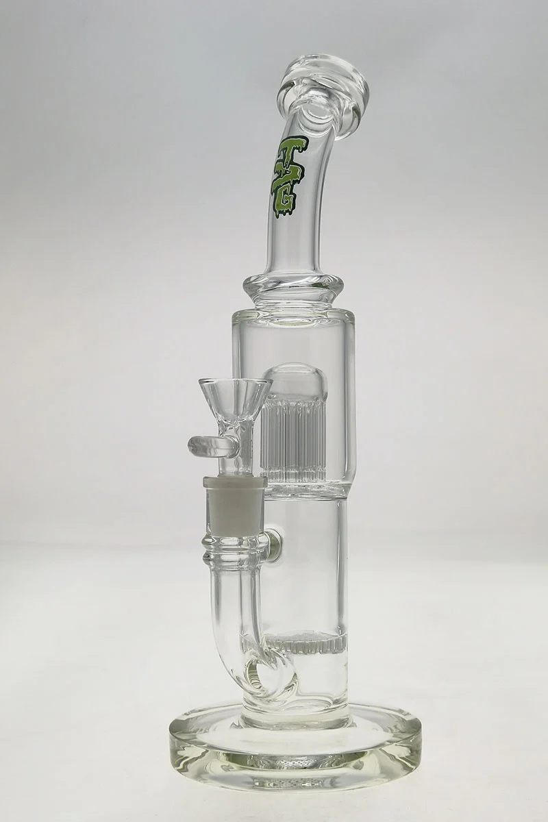 TAG - 12" Single Honeycomb to Fixed 10 Arm Tree Dab Rig Bong 44x4MM (14MM Female) - Image 20