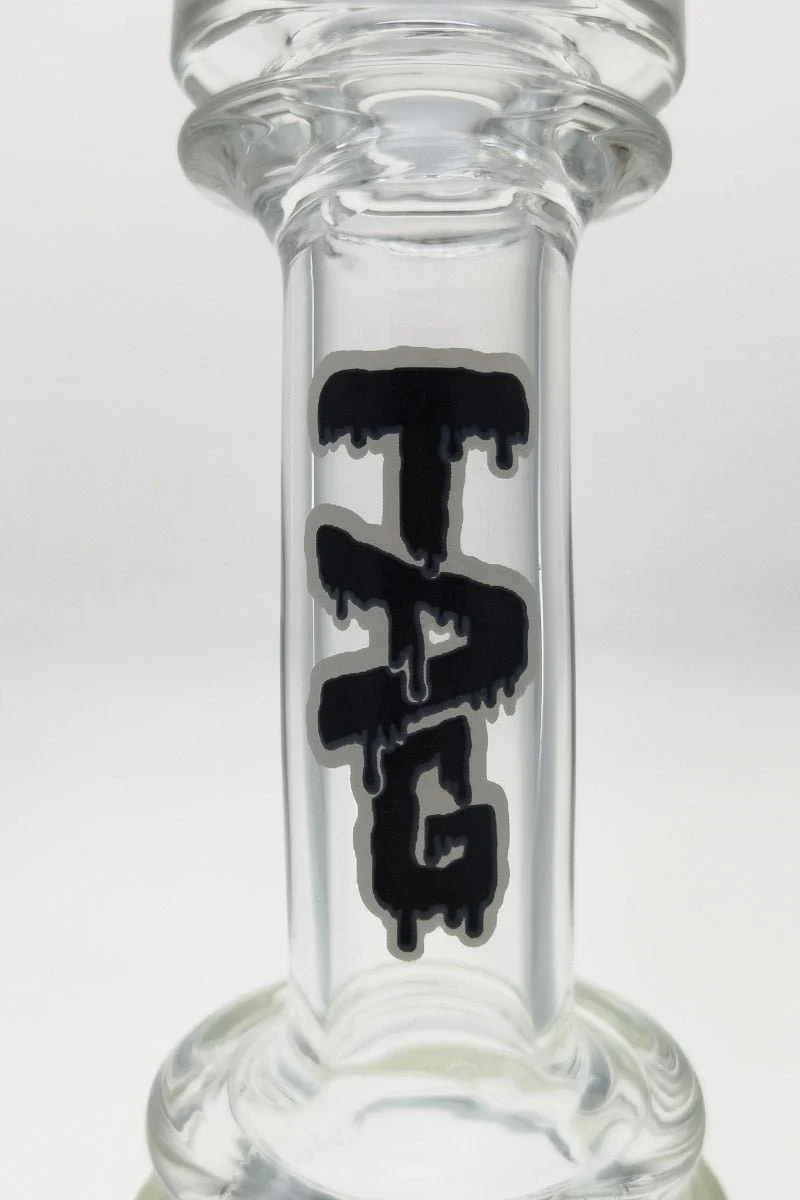 TAG - 12" Single Honeycomb to Fixed 10 Arm Tree Dab Rig Bong 44x4MM (14MM Female) - Image 6