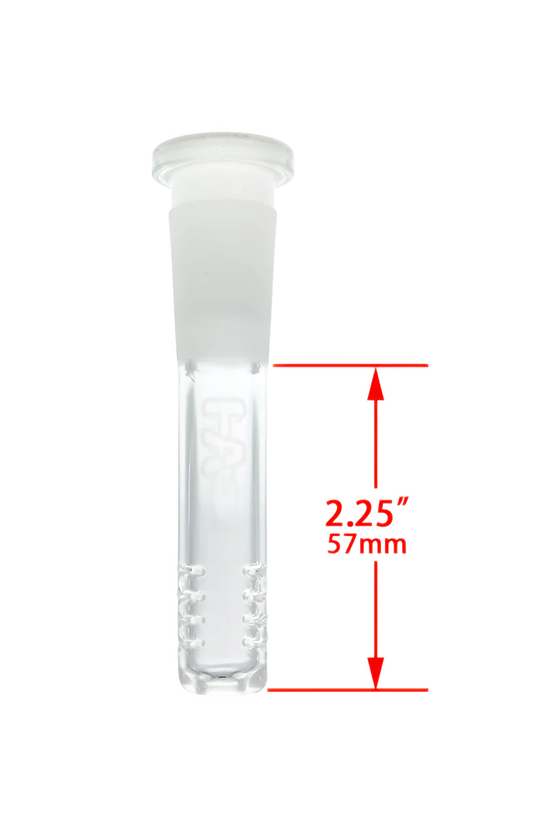 TAG - 18/14MM Open End 32 Slit Gridded Bong Downstem - Image 21