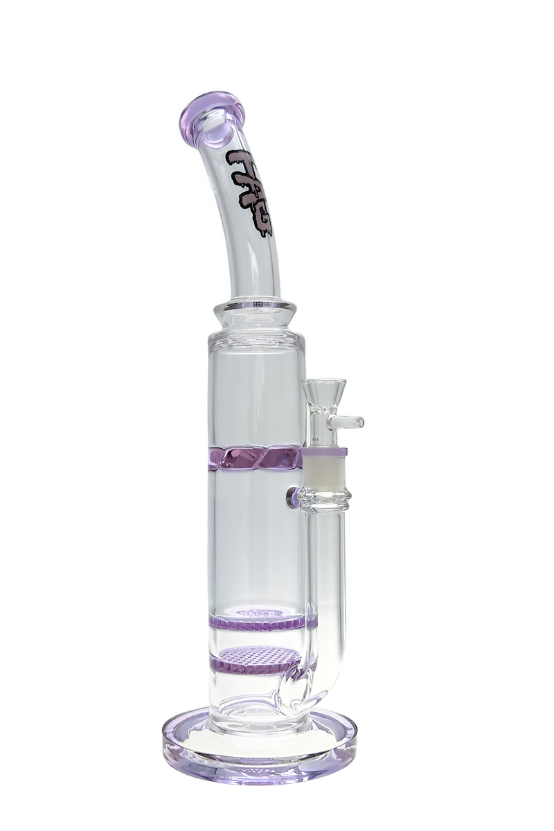 TAG - 16" Bent Neck Double Honeycomb Spinning Splash Guard (18MM Female) - Image 14