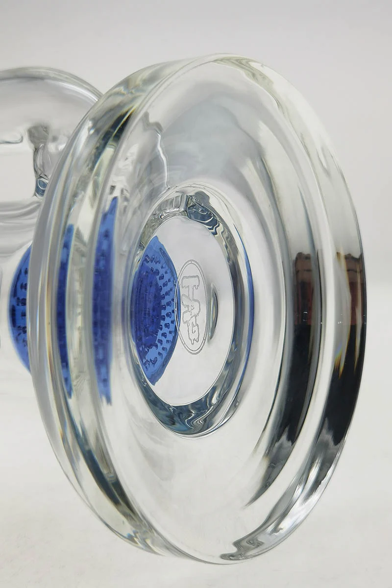 TAG - 16" Bent Neck Double Interior Honeycomb with Spinning Splash Guard Bong (18MM Female) - Image 19
