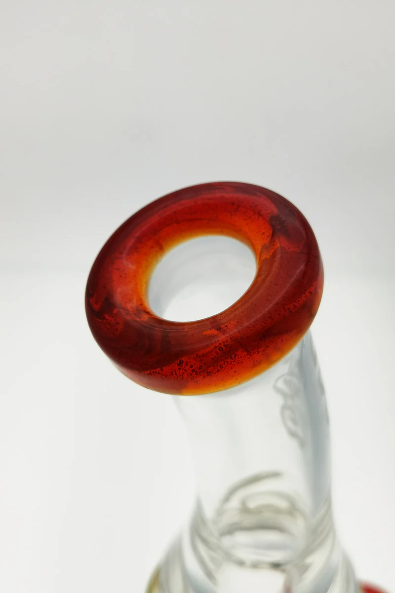 TAG - 16" Bent Neck Double Interior Honeycomb with Spinning Splash Guard Bong (18MM Female) - Image 22