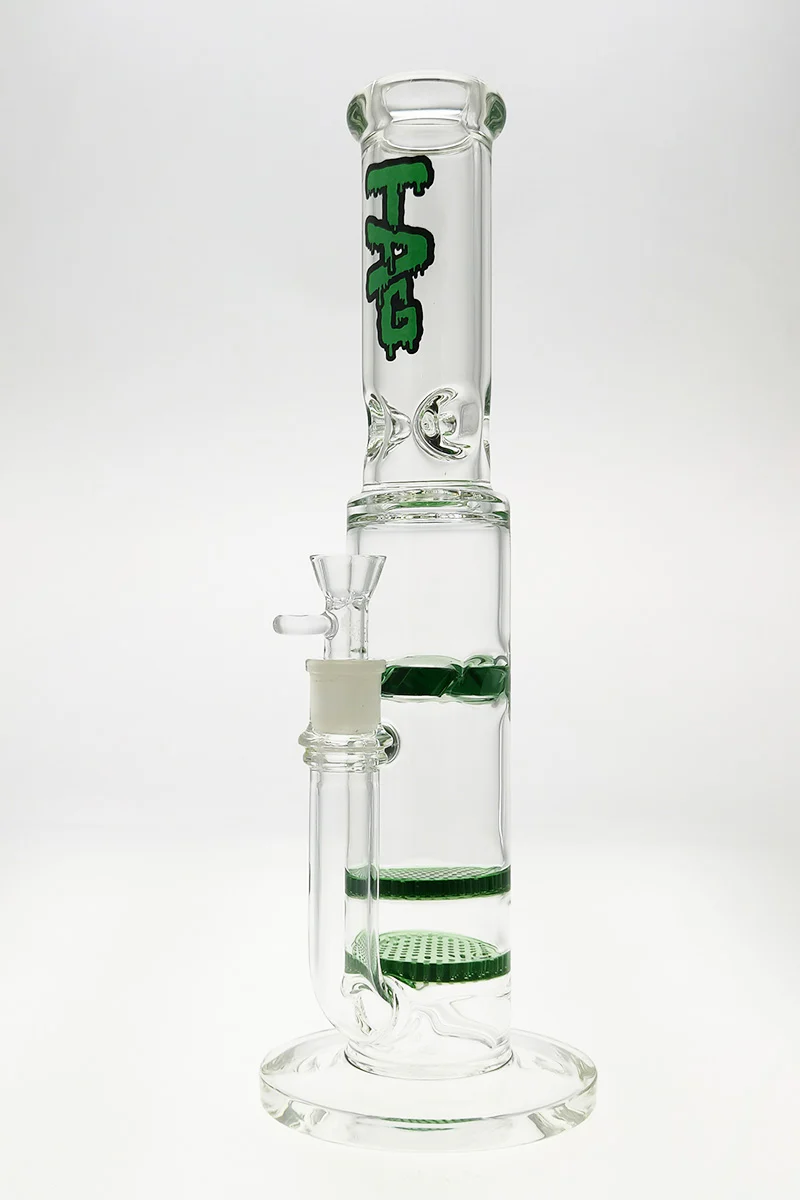 TAG - 16" Double Honeycomb to Spinning Splash Guard Bong 50x7MM (18MM Female) - Image 23