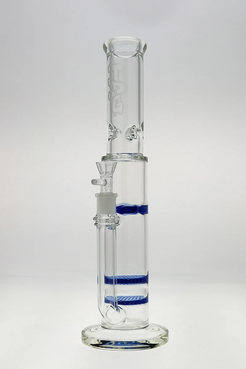 TAG - 16" Double Honeycomb to Spinning Splash Guard Bong 50x7MM (18MM Female) - Image 33