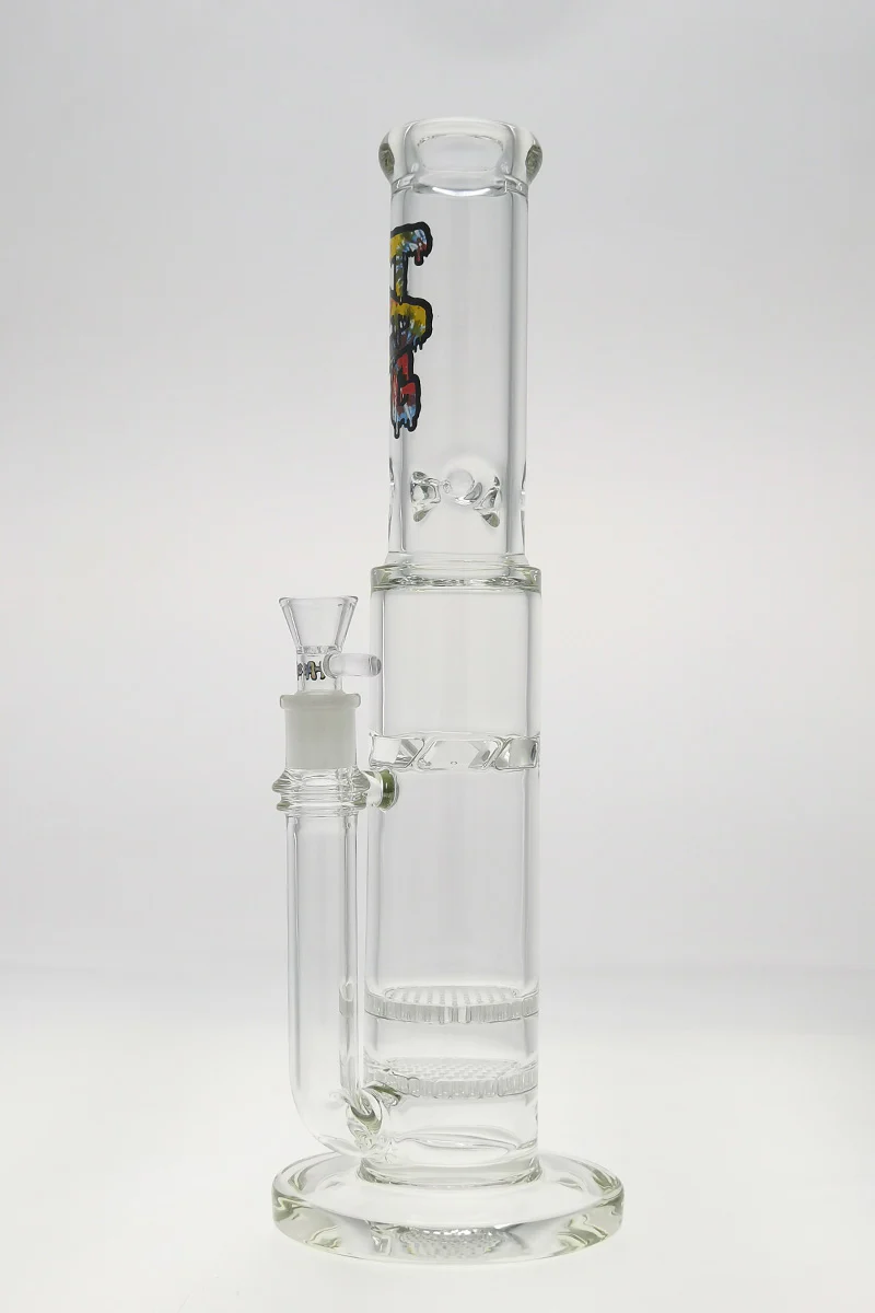 TAG - 16" Double Honeycomb to Spinning Splash Guard Bong 50x7MM (18MM Female) - Image 36