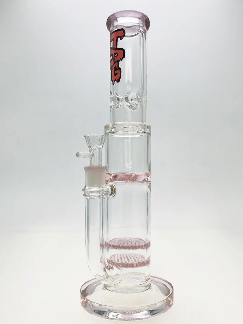TAG - 16" Double Honeycomb to Spinning Splash Guard Bong 50x7MM (18MM Female) - Image 39