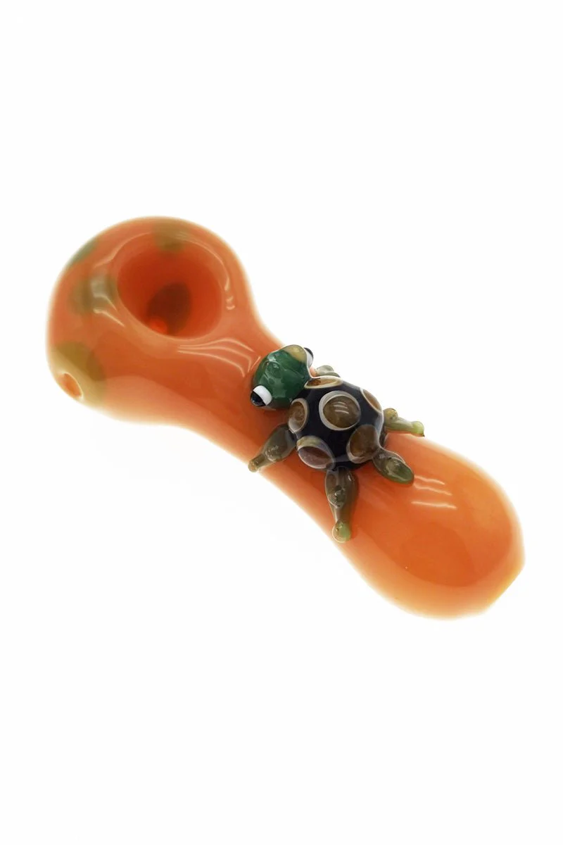 3.75" Dry Spoon Pipe w/ Critters (72g) Carb Hole: Left Side