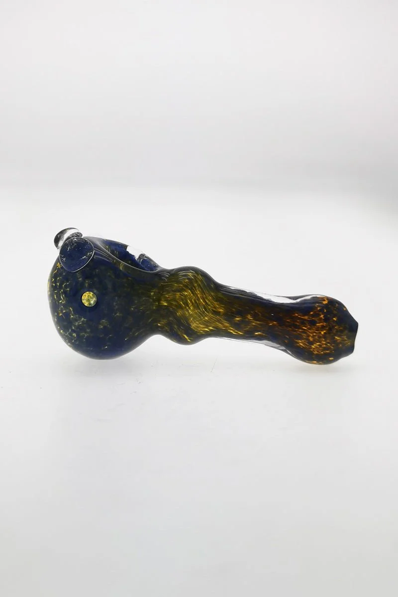 3.75" Dry Spoon Pipe w/ Marbles & Multi-Color (55g) Carb Hole: Left Side - Image 3