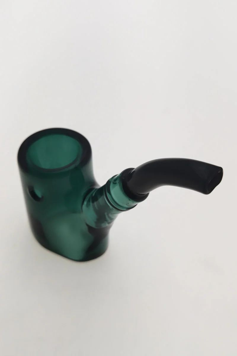 3.75" Dry Spoon Pipe w/ Sherlock Body (80g) Carb Hole: Left Side - Image 10
