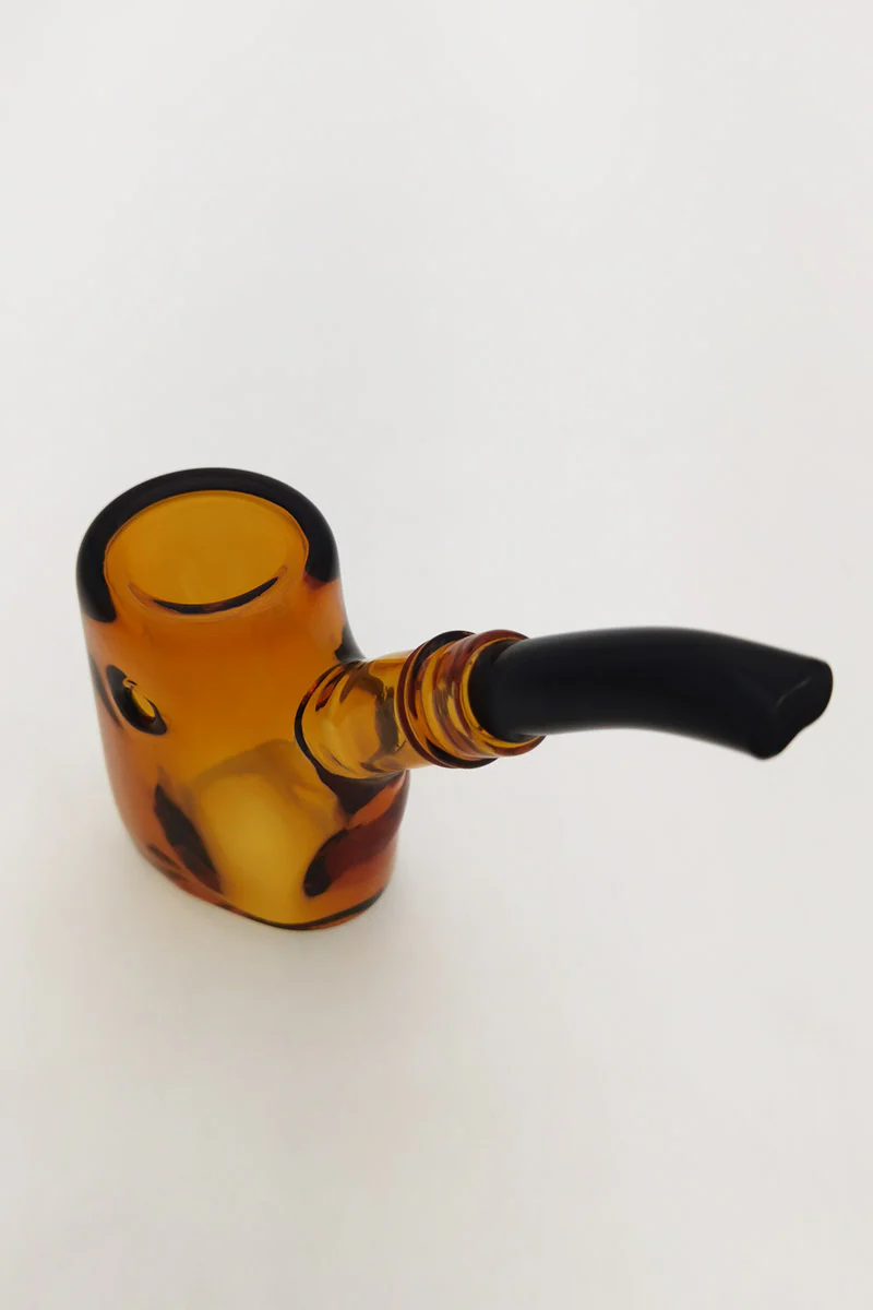 3.75" Dry Spoon Pipe w/ Sherlock Body (80g) Carb Hole: Left Side - Image 8