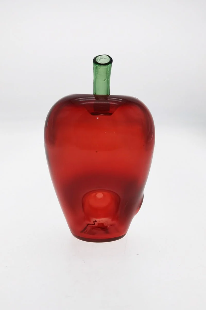 4.00" Dry Spoon Pipe w/ Apple Body (126g) Carb Hole: Left Side - Image 3