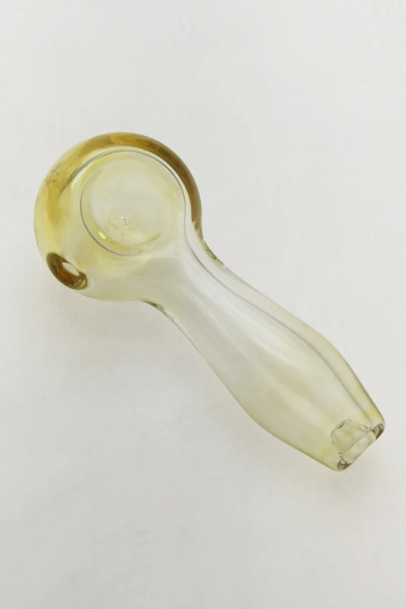 4.00" Dry Spoon Pipe w/ Ash Catcher (60g) Carb Hole: Left Side - Image 12