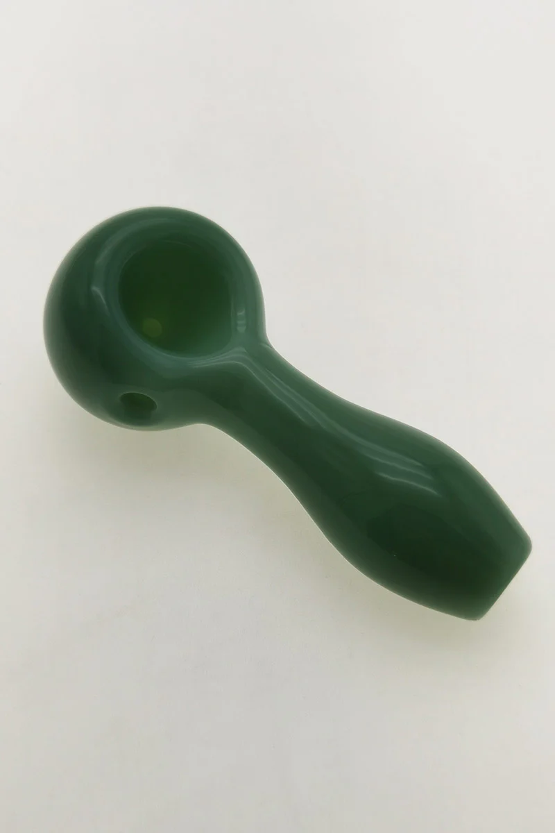 4.00" Dry Spoon Pipe w/ Ash Catcher (60g) Carb Hole: Left Side - Image 16