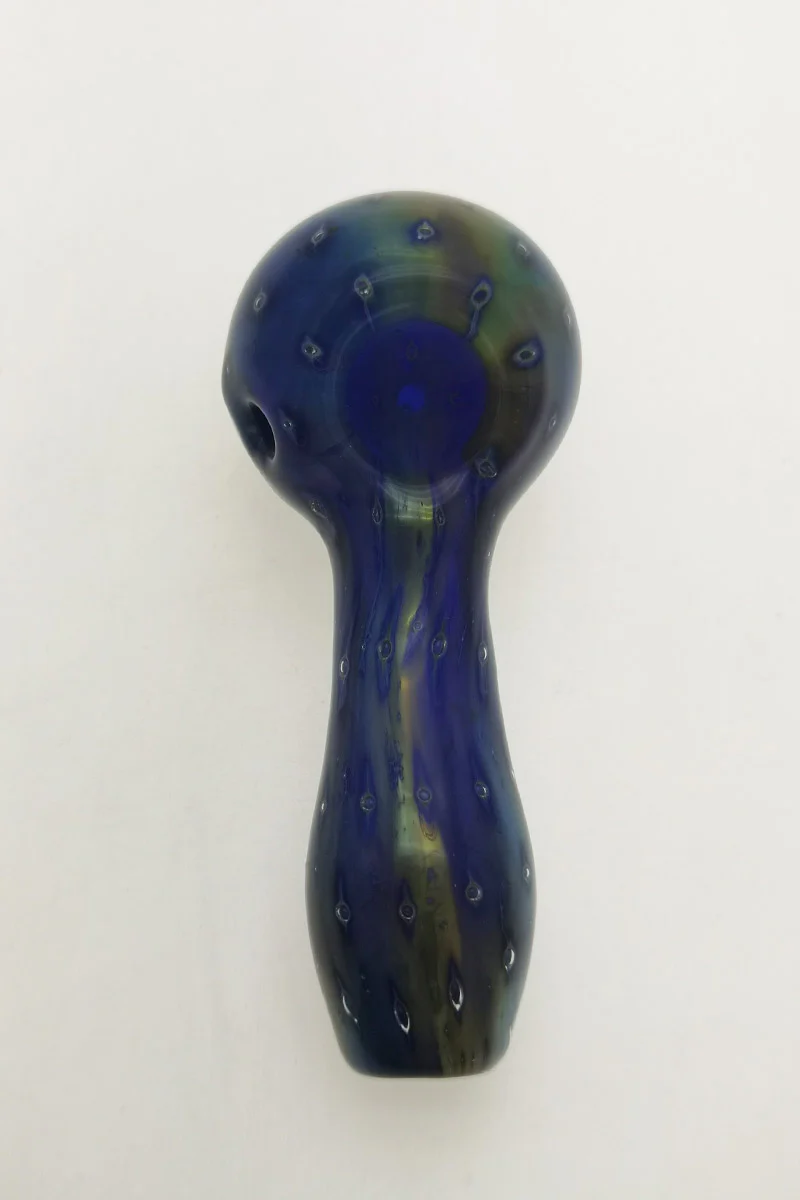 4.00" Dry Spoon Pipe w/ Bubble Trap (75g) Carb Hole: Left Side