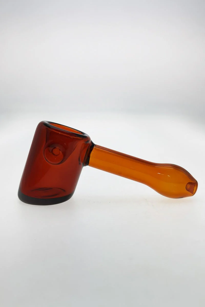 4.50" Dry Spoon Pipe w/ Hammer Body (80g) Carb Hole: Left Side - Image 11