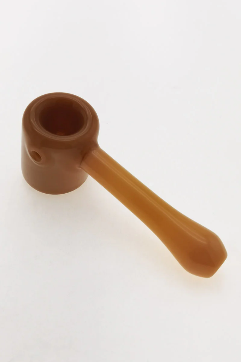 4.50" Dry Spoon Pipe w/ Hammer Body (80g) Carb Hole: Left Side - Image 14