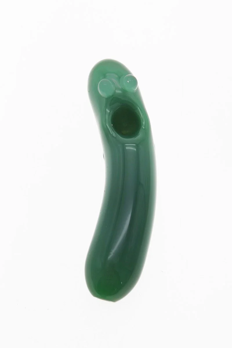 4.50" Dry Spoon Pipe w/ Pickle Body (66g) Carb Hole: Center - Image 2
