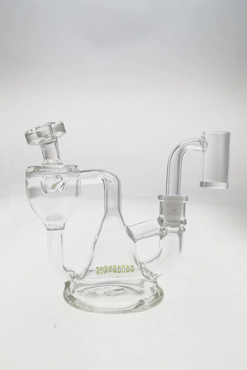 TAG - 4.5" Mini Fixed Showerhead Bellow Base Recycler Dab Rig - Image 3