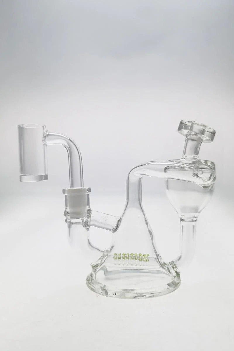 TAG - 4.5" Mini Fixed Showerhead Bellow Base Recycler Dab Rig - Image 4