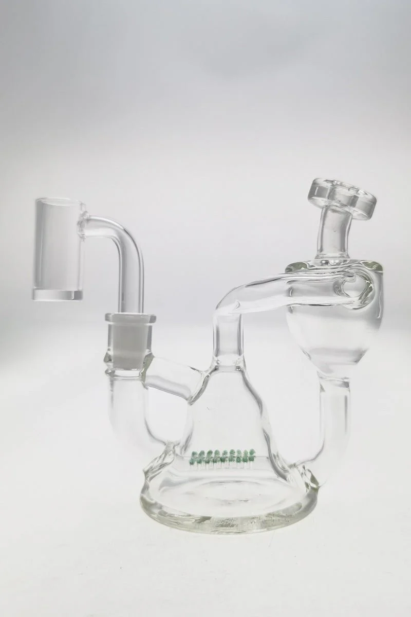 TAG - 4.5" Mini Fixed Showerhead Bellow Base Recycler Dab Rig - Image 5