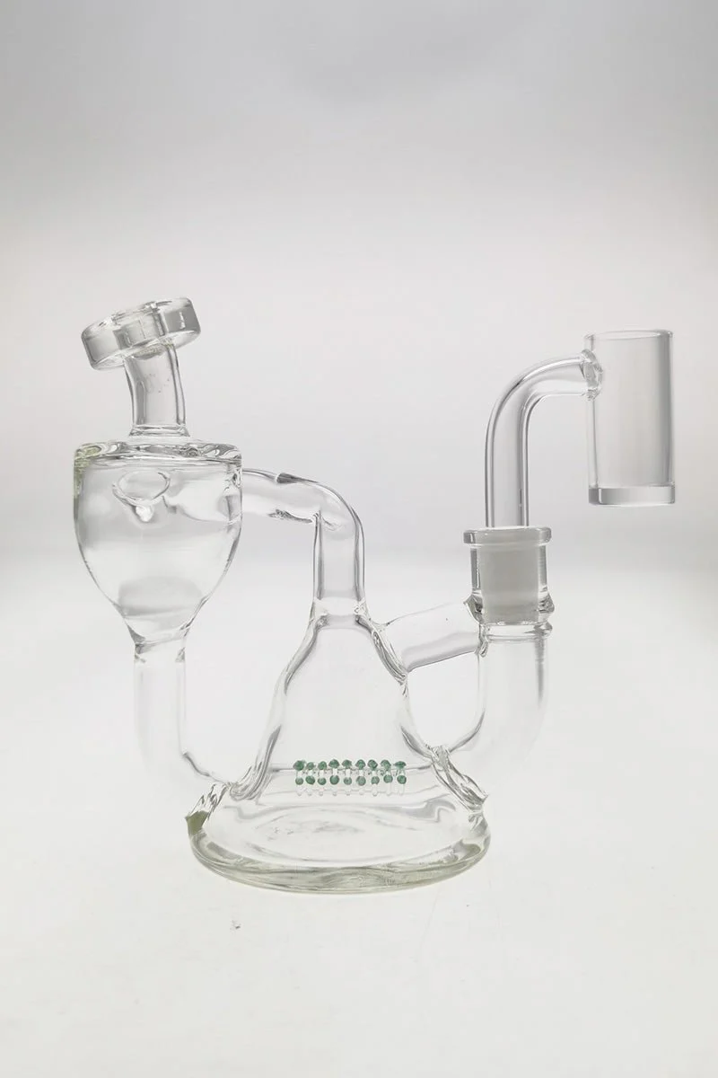 TAG - 4.5" Mini Fixed Showerhead Bellow Base Recycler Dab Rig - Image 6