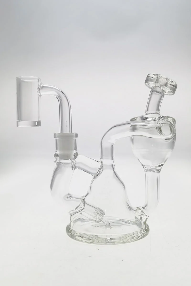 TAG - 4.5" Mini Fixed Showerhead Bellow Base Recycler Dab Rig - Image 8