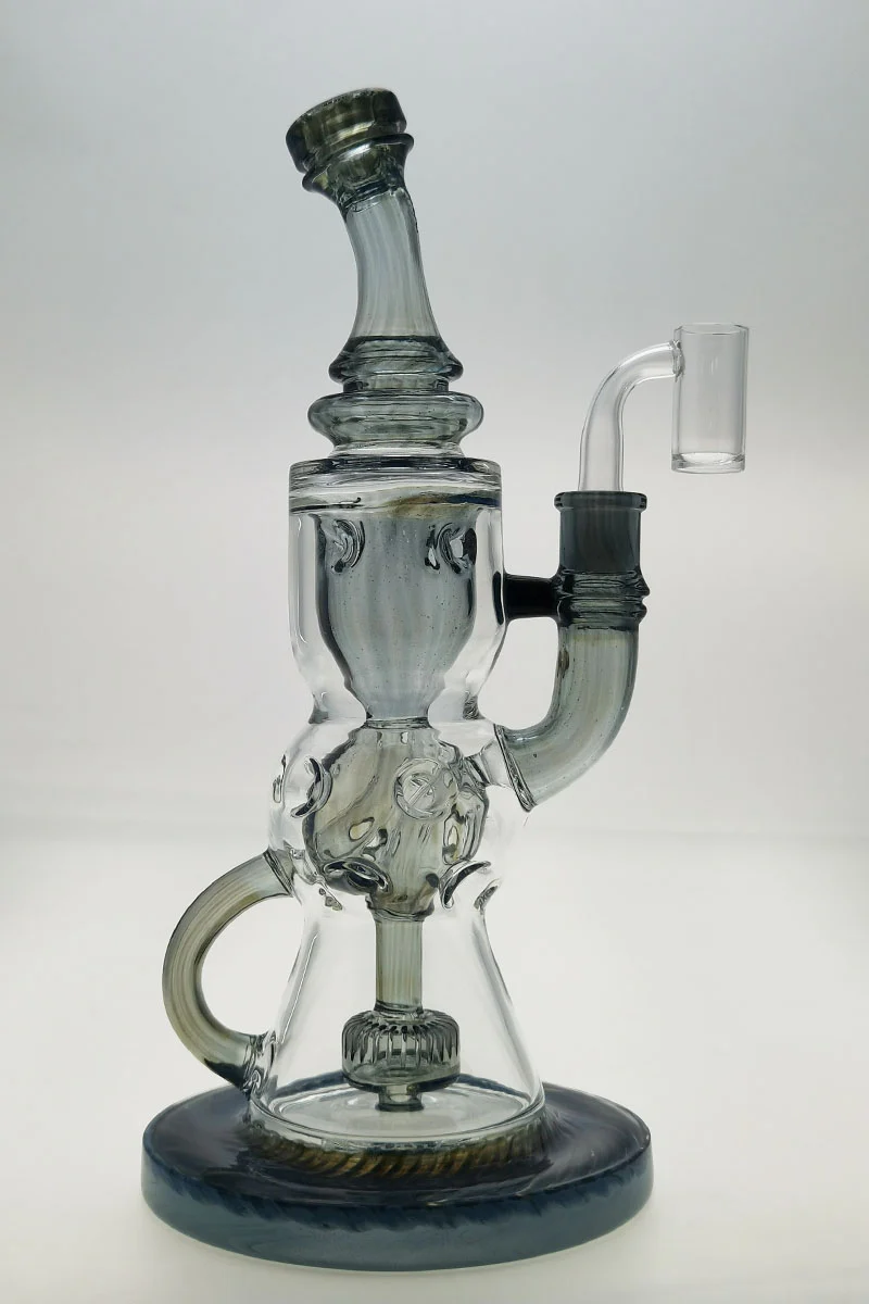 TAG - 12" Faberge Egg Klein Incycler (Recycler) Dab Rig (14MM Female) - Image 42