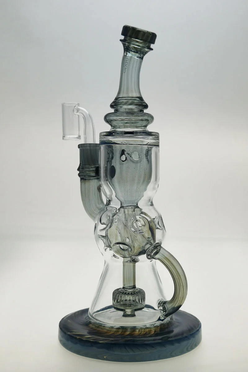 TAG - 12" Faberge Egg Klein Incycler (Recycler) Dab Rig (14MM Female) - Image 49