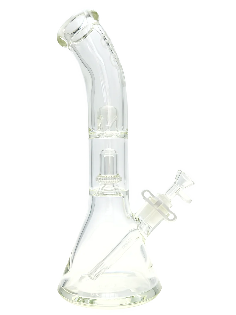 TAG - 14" Bent Neck Super Slit UFO Beaker Bong 50x7MM - 18/14MM Downstem (4.00") - Image 2