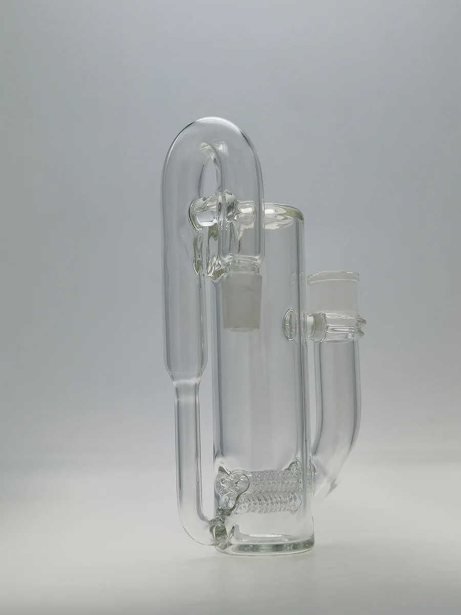 TAG - 8.25" Super Slit Gridded Triple Inline Ash Catcher w/ Recycling E.C. 50x5MM (18MM Male to 18MM Female) - Image 10