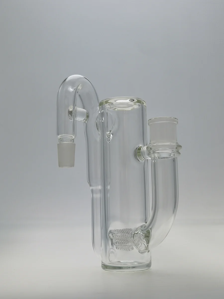 TAG - 8.25" Super Slit Gridded Triple Inline Ash Catcher w/ Recycling E.C. 50x5MM (18MM Male to 18MM Female) - Image 11
