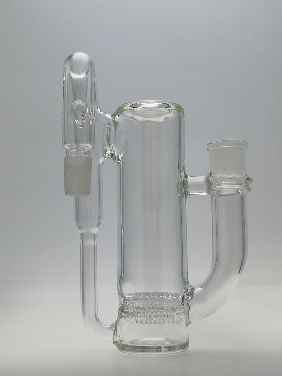 TAG - 8.25" Super Slit Gridded Triple Inline Ash Catcher w/ Recycling E.C. 50x5MM (18MM Male to 18MM Female) - Image 13