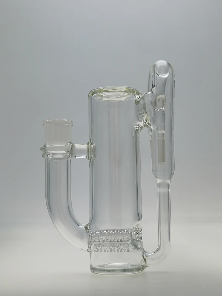 TAG - 8.25" Super Slit Gridded Triple Inline Ash Catcher w/ Recycling E.C. 50x5MM (18MM Male to 18MM Female) - Image 14
