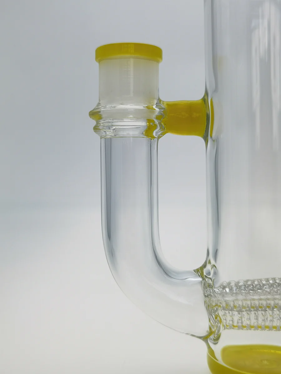 TAG - 8.25" Super Slit Gridded Triple Inline Ash Catcher w/ Recycling E.C. 50x5MM (18MM Male to 18MM Female) - Image 20