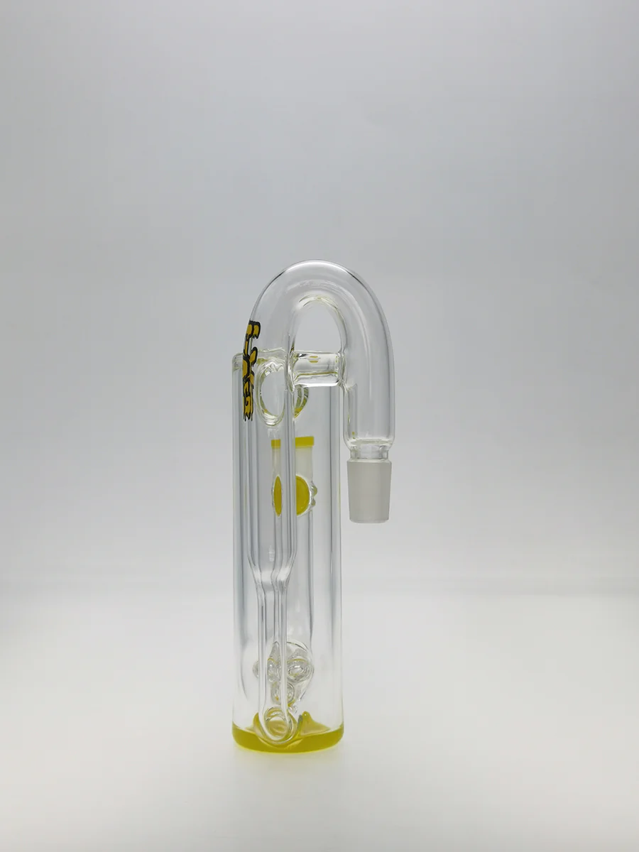 TAG - 8.25" Super Slit Gridded Triple Inline Ash Catcher w/ Recycling E.C. 50x5MM (18MM Male to 18MM Female) - Image 24