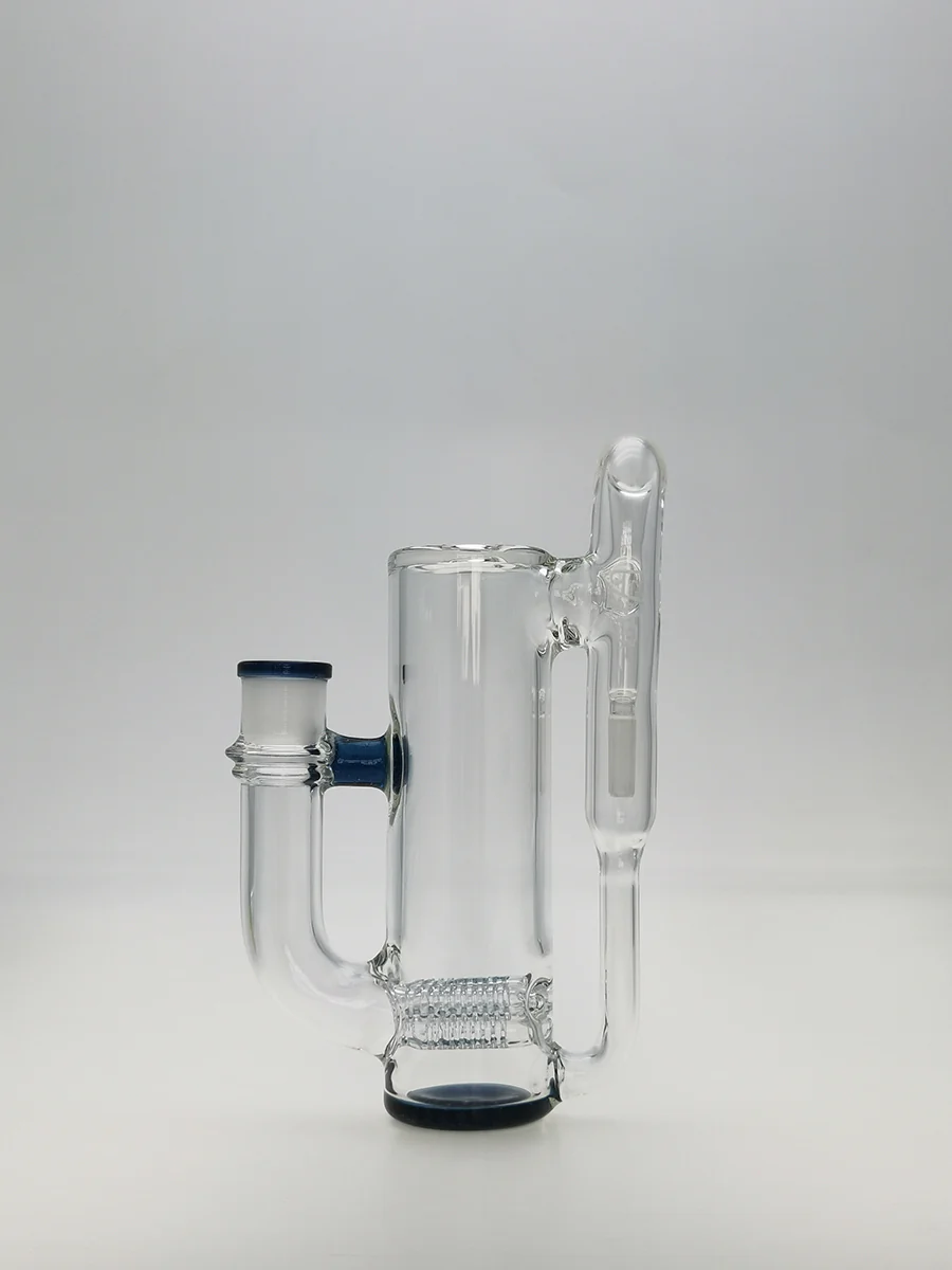 TAG - 8.25" Super Slit Gridded Triple Inline Ash Catcher w/ Recycling E.C. 50x5MM (18MM Male to 18MM Female) - Image 30