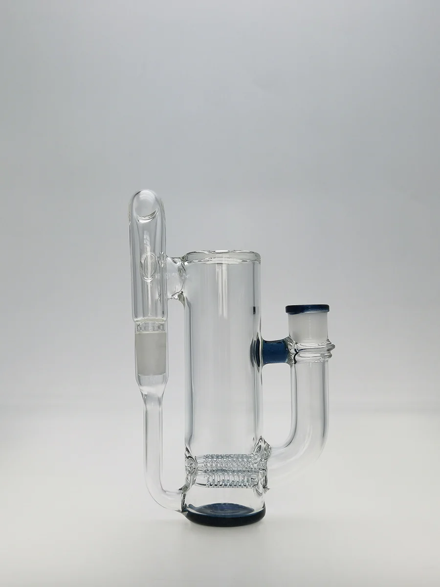 TAG - 8.25" Super Slit Gridded Triple Inline Ash Catcher w/ Recycling E.C. 50x5MM (18MM Male to 18MM Female) - Image 32