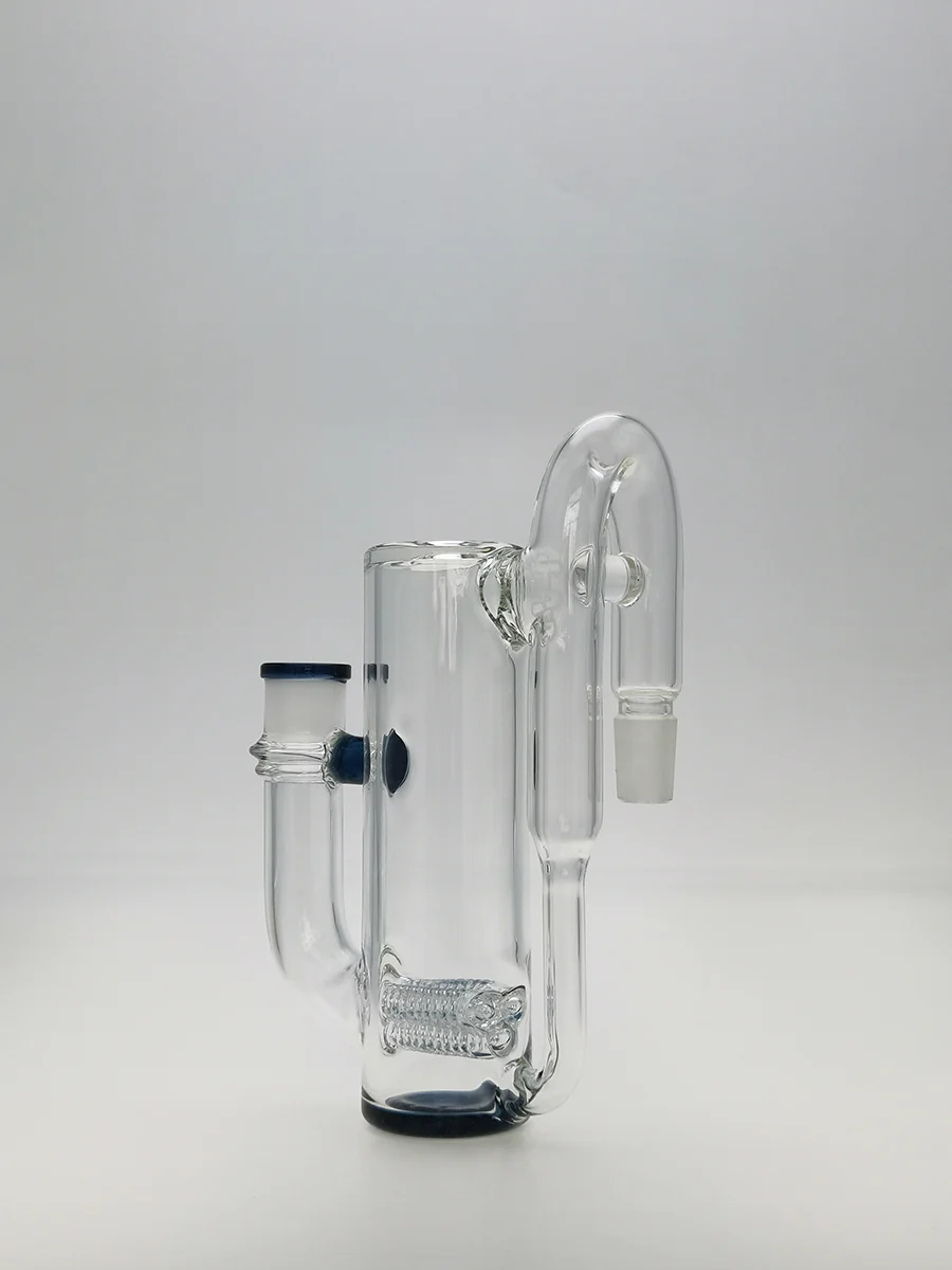 TAG - 8.25" Super Slit Gridded Triple Inline Ash Catcher w/ Recycling E.C. 50x5MM (18MM Male to 18MM Female) - Image 35