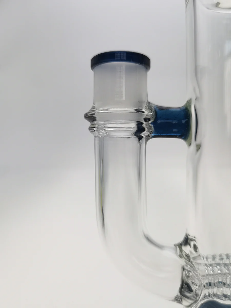 TAG - 8.25" Super Slit Gridded Triple Inline Ash Catcher w/ Recycling E.C. 50x5MM (18MM Male to 18MM Female) - Image 36