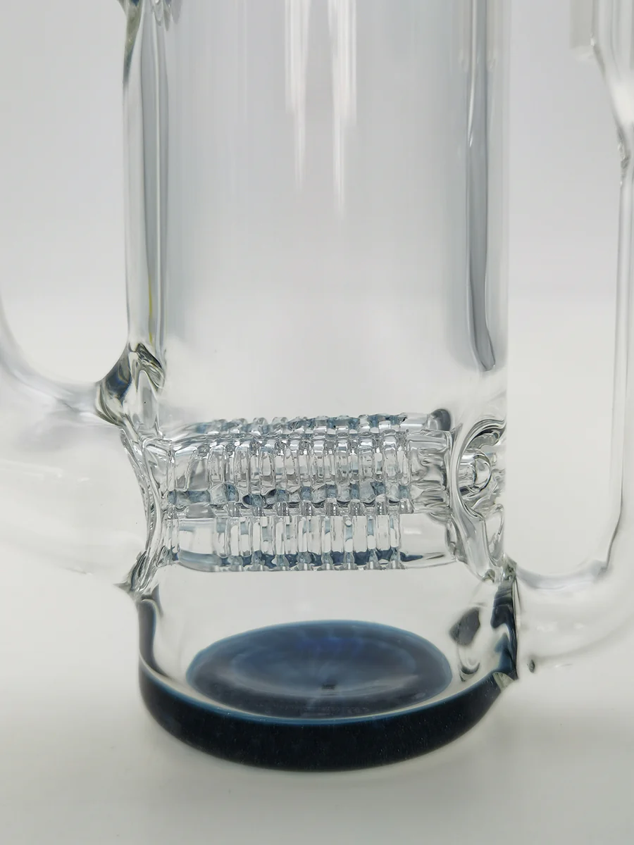 TAG - 8.25" Super Slit Gridded Triple Inline Ash Catcher w/ Recycling E.C. 50x5MM (18MM Male to 18MM Female) - Image 37