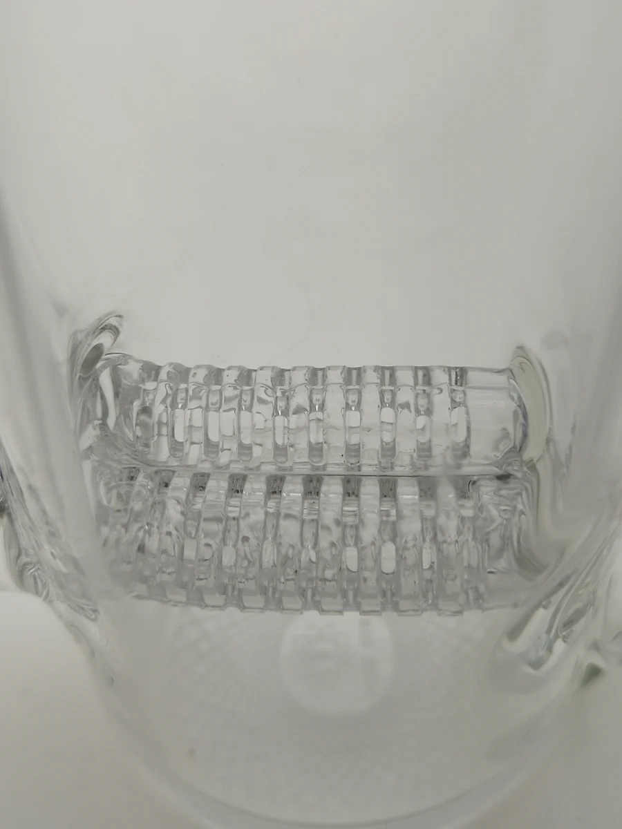 TAG - 8.25" Super Slit Gridded Triple Inline Ash Catcher w/ Recycling E.C. 50x5MM (18MM Male to 18MM Female) - Image 6