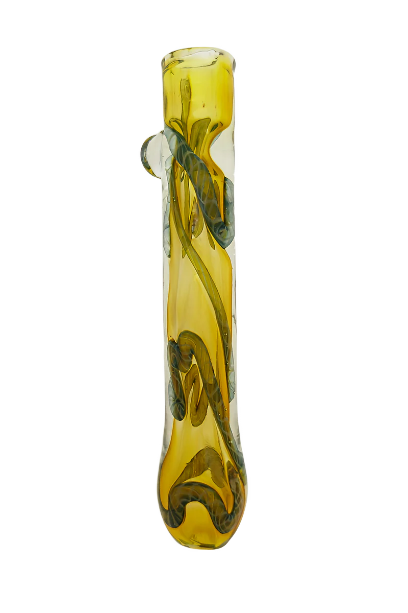 Color Ribbon Chillum w/ Marble (Single Hole) - Image 4