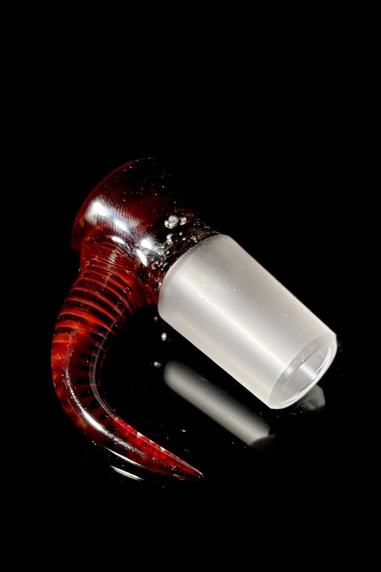 Moose Glass - 5 Hole Disc Screen Bong Slide Bowl Piece (18MM Male) (Accented) - Image 11