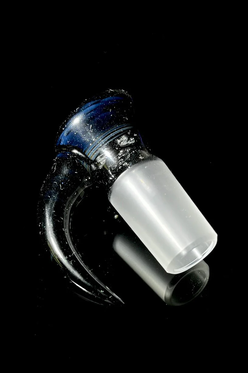 Moose Glass - 5 Hole Disc Screen Bong Slide Bowl Piece (18MM Male) (Accented) - Image 18
