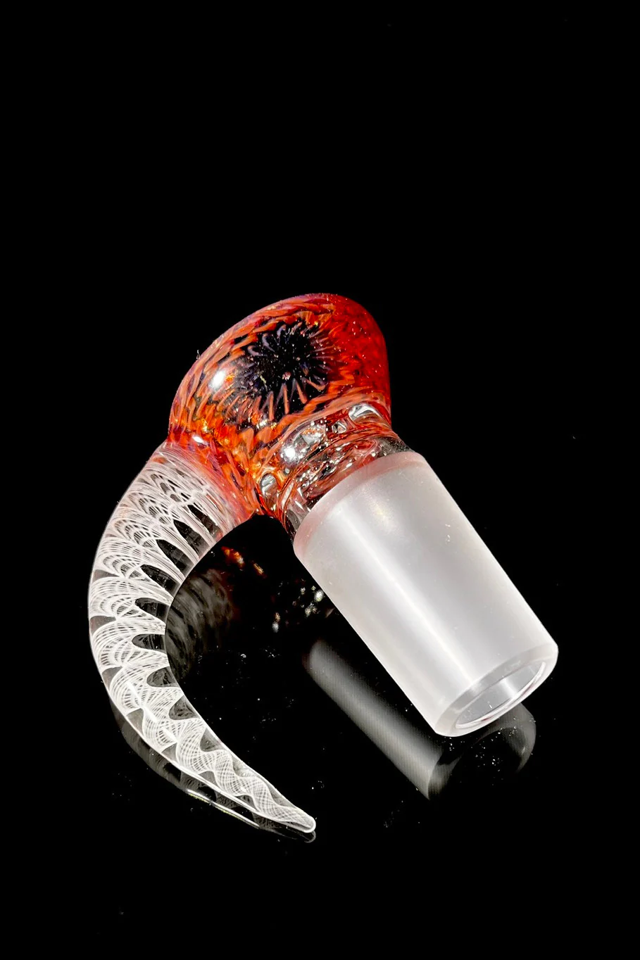Moose Glass - 5 Hole Disc Screen Bong Slide Bowl Piece (18MM Male) (Worked +)