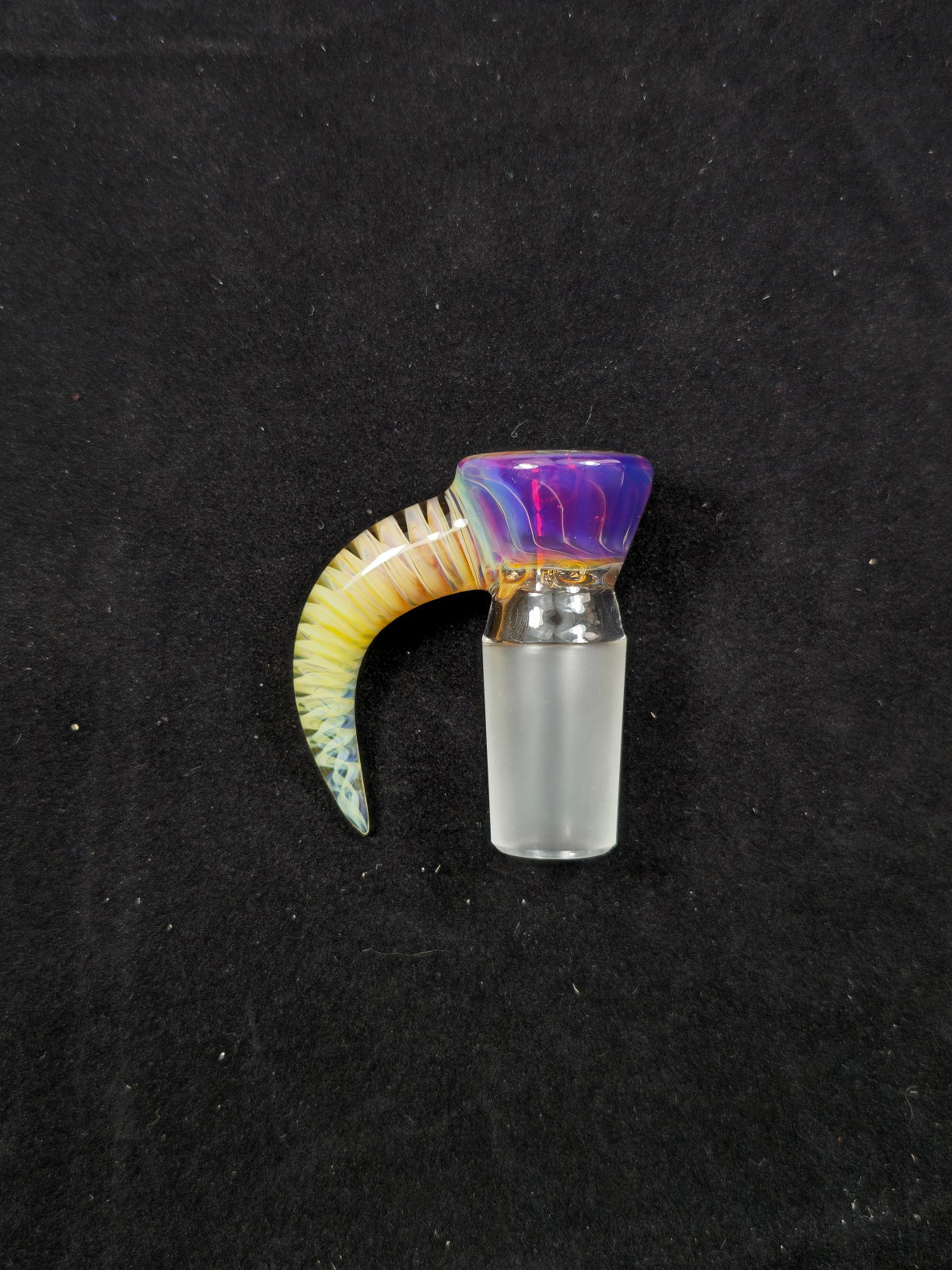 Moose Glass - 5 Hole Disc Screen Bong Slide Bowl Piece (18MM Male) (Accented) - Image 31