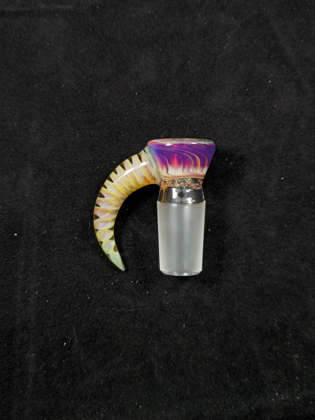 Moose Glass - 5 Hole Disc Screen Bong Slide Bowl Piece (18MM Male) (Accented) - Image 32