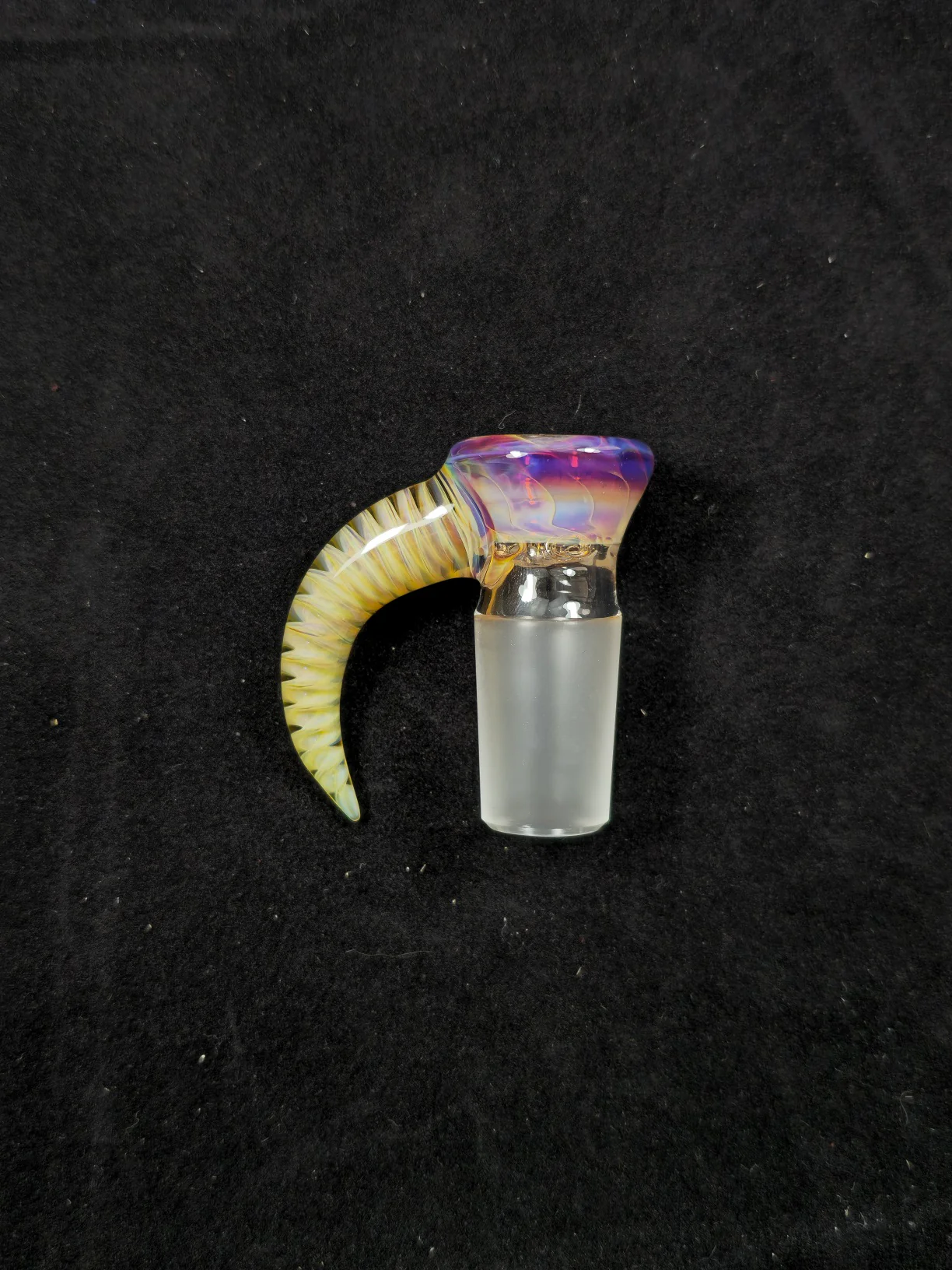 Moose Glass - 5 Hole Disc Screen Bong Slide Bowl Piece (18MM Male) (Accented) - Image 33