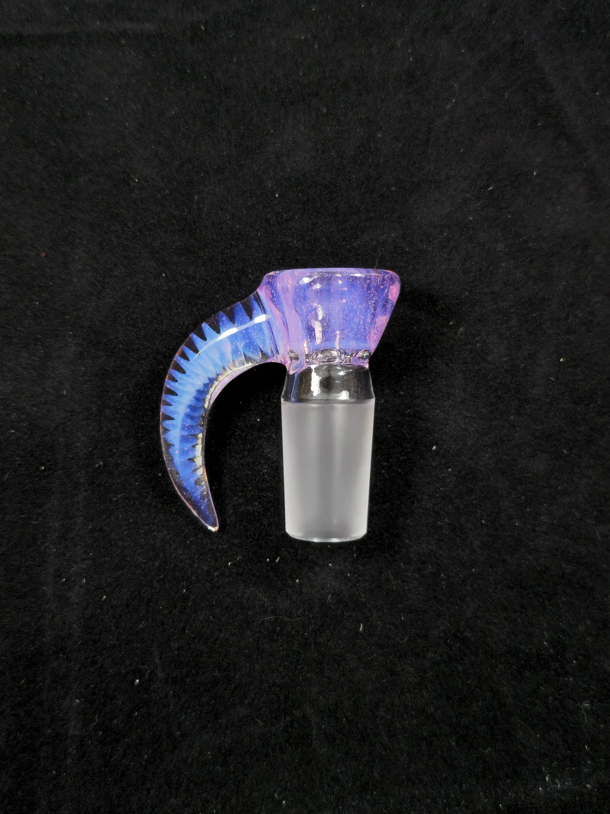 Moose Glass - 5 Hole Disc Screen Bong Slide Bowl Piece (18MM Male) (Accented) - Image 42