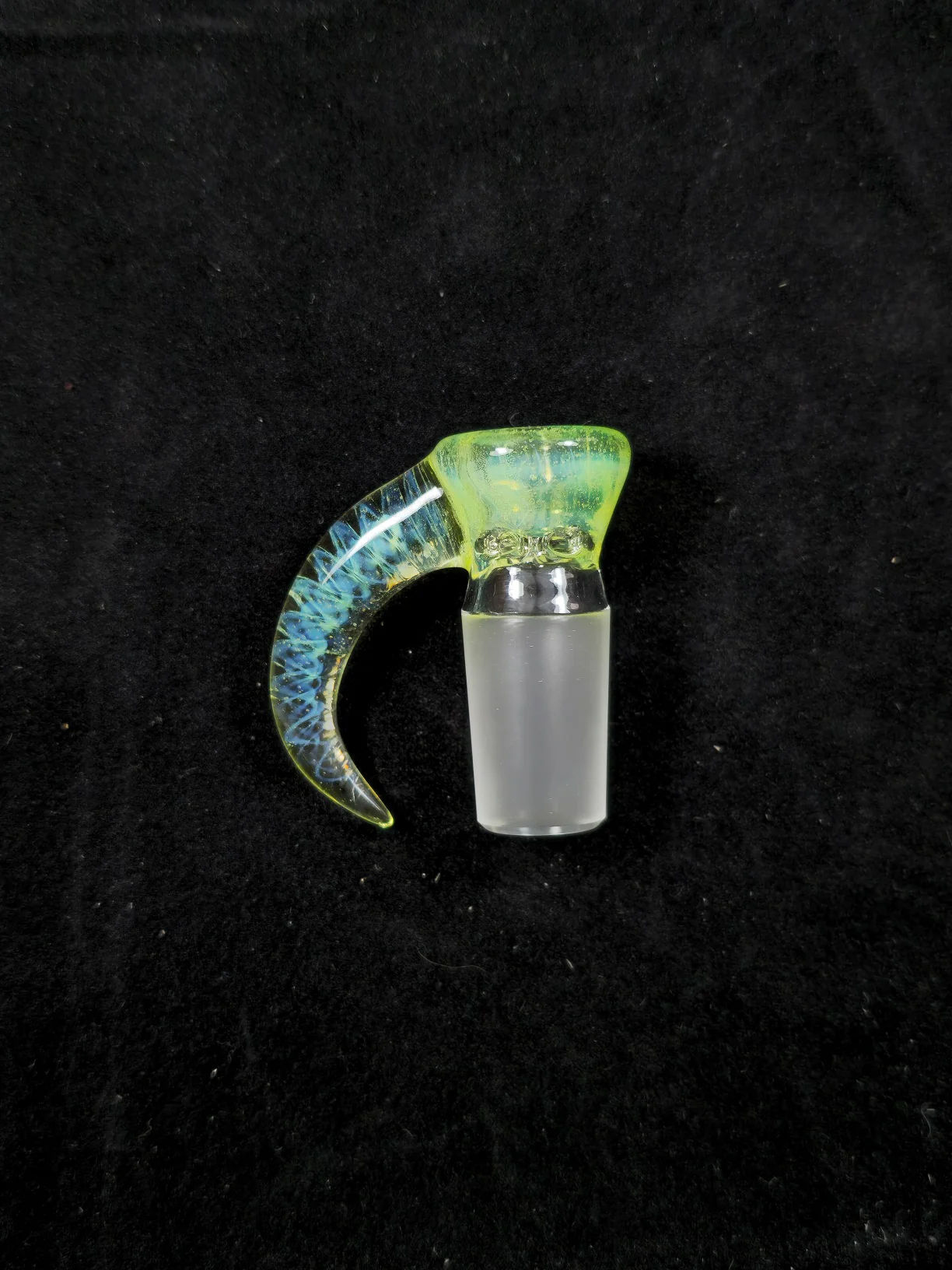 Moose Glass - 5 Hole Disc Screen Bong Slide Bowl Piece (18MM Male) (Accented) - Image 43